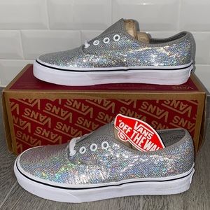 ✨ Vans Authentic Micro Sequins Silver BNIB